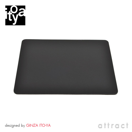 ITO-YA 銀座・伊東屋 イトーヤ Recycled Leather リサイクルレザー マウスパット カラー：ブラック ITD03