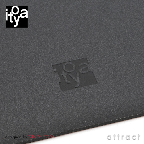 ITO-YA 銀座・伊東屋 イトーヤ Recycled Leather リサイクルレザー マウスパット カラー：ブラック ITD03