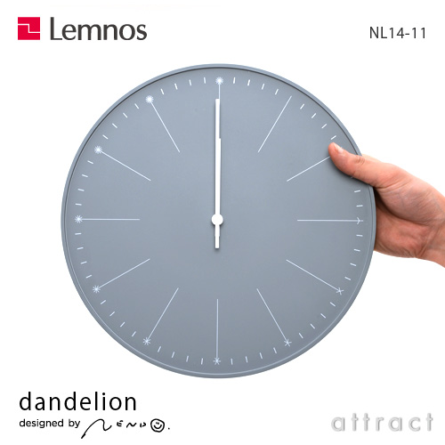 Lemnos レムノス dandelion ダンデライオン NLウォールクロック