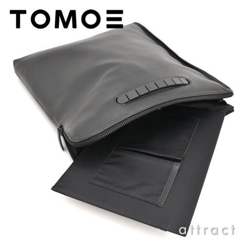 TOMOE トモエ BOLD TO ボールド TO トートバッグ ショルダーバッグ B4サイズ対応 ショルダーストラップ付・ブラック